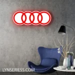 Audi Neon Sign Logo 1