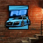 Audi Neon Sign R8 Poster 1