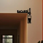 Bacardi Metal Sign Artistic Tap Handle 1