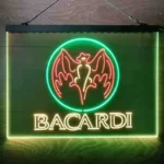 Bacardi Neon Sign Flying Fox Man Cave 3 Color 1