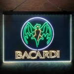 Bacardi Neon Sign Flying Fox Man Cave 3 Color 1