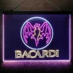 Bacardi Neon Sign Flying Fox Man Cave 3 Color 1