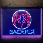 Bacardi Neon Sign Flying Fox Man Cave 3 Color 1