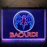 Bacardi Neon Sign Flying Fox Man Cave 3 Color 1