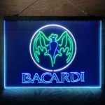 Bacardi Neon Sign Flying Fox Man Cave 3 Color 1