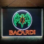 Bacardi Neon Sign Flying Fox Man Cave 3 Color 1