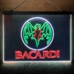 Bacardi Neon Sign Flying Fox Man Cave 3 Color 1
