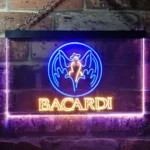 Bacardi Neon Sign Nocturnal Bat 1