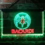 Bacardi Neon Sign Nocturnal Bat 1