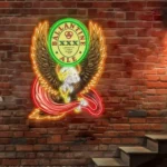 Ballantine Neon Sign Bespoke Logo Custom American Eagle 1