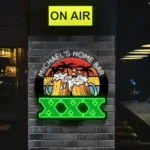 Ballantine Neon Sign Custom Toast Beer Mugs 1