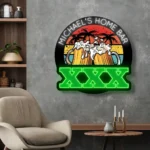 Ballantine Neon Sign Custom Toast Beer Mugs 1