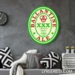 Ballantine Neon Sign Logo 1