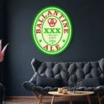 Ballantine Neon Sign Logo 1