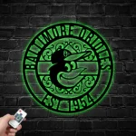 Baltimore Orioles Metal Sign Custom Mlb 1