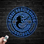 Baltimore Orioles Metal Sign Custom Mlb 1