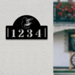 Baltimore Orioles Metal Sign Mlb Metal House Number Sign 1