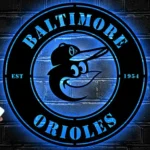 Baltimore Orioles Metal Sign Orioles Bird Logo 1