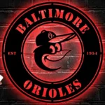 Baltimore Orioles Metal Sign Orioles Bird Logo 1