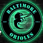 Baltimore Orioles Metal Sign Orioles Bird Logo 1