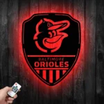 Baltimore Orioles Metal Sign Shield Shape 1