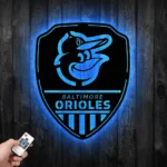 Baltimore Orioles Metal Sign Shield Shape 1