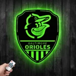 Baltimore Orioles Metal Sign Shield Shape 1