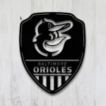 Baltimore Orioles Metal Sign Shield Shape 1
