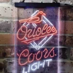 Baltimore Orioles Neon Sign Coors Light 1