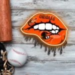 Baltimore Orioles Neon Sign Dripping Lips 1