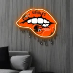Baltimore Orioles Neon Sign Dripping Lips 1