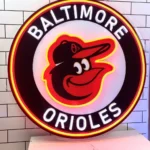 Baltimore Orioles Neon Sign Mlb 1