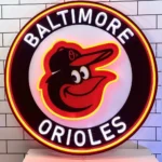 Baltimore Orioles Neon Sign Mlb 1