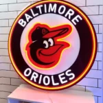 Baltimore Orioles Neon Sign Mlb 1