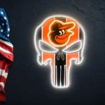 Baltimore Orioles Neon Sign The Punisher 1