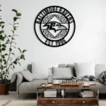 Baltimore Ravens Metal Sign Custom Nfl 1