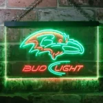 Baltimore Ravens Neon Sign Bud Light 1