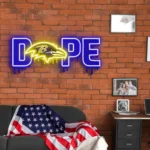 Baltimore Ravens Neon Sign Dripping Dope 1