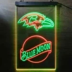 Baltimore Ravens Neon Sign Navy Moon Est 1996 1