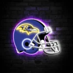 Baltimore Ravens Neon Sign Nfl Football Helmet Acrylic Led 1