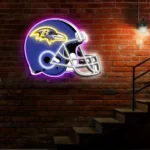 Baltimore Ravens Neon Sign Nfl Football Helmet Acrylic Led 1