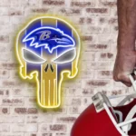 Baltimore Ravens Neon Sign The Punisher 1