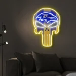 Baltimore Ravens Neon Sign The Punisher 1