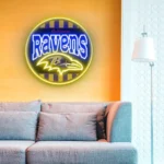 Baltimore Ravens Neon Sign Vintage Acrylic 1