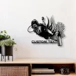 Beach Coastal Metal Sign Custom Scuba Diving 1