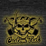 Beach Coastal Metal Sign Diver Cranium 1