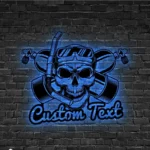 Beach Coastal Metal Sign Diver Cranium 1
