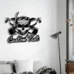 Beach Coastal Metal Sign Diver Cranium 1