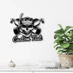 Beach Coastal Metal Sign Diver Cranium 1