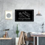 Beach Coastal Metal Sign It 500 Somewhere Margaritaville 1